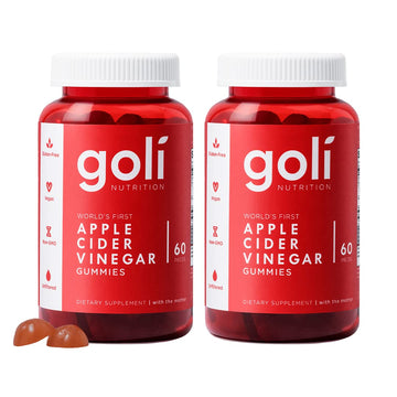 Goli Nutritional Supplement, Apple Cider Vinegar Gummy Vitamins Nutrition, 2 Pack Goli uk supplements