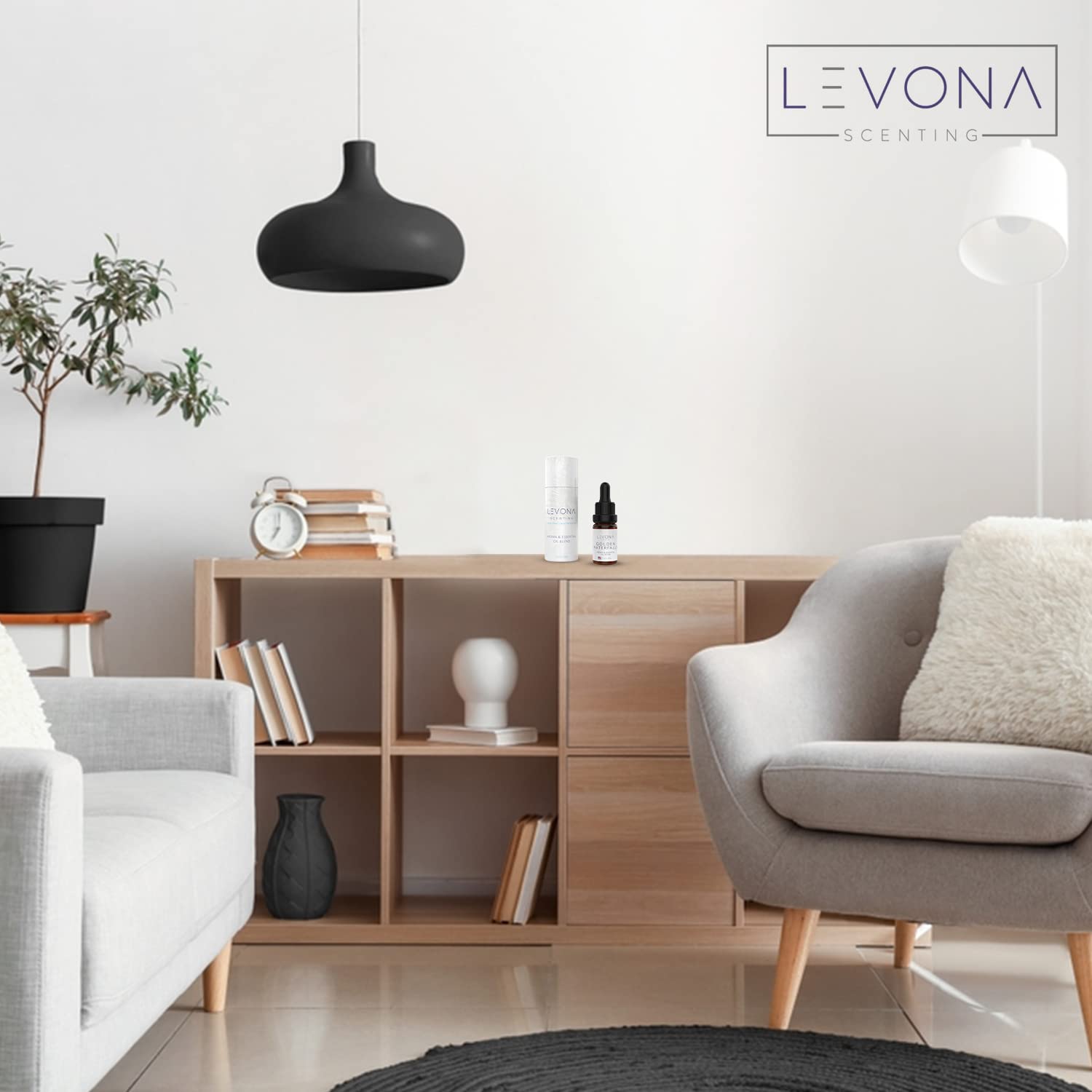 Levona Scent Pure Essential Oils for Diffusers for Home, Hotel & Office - Golden Waterfalls LEVONA SCENT uk supplements