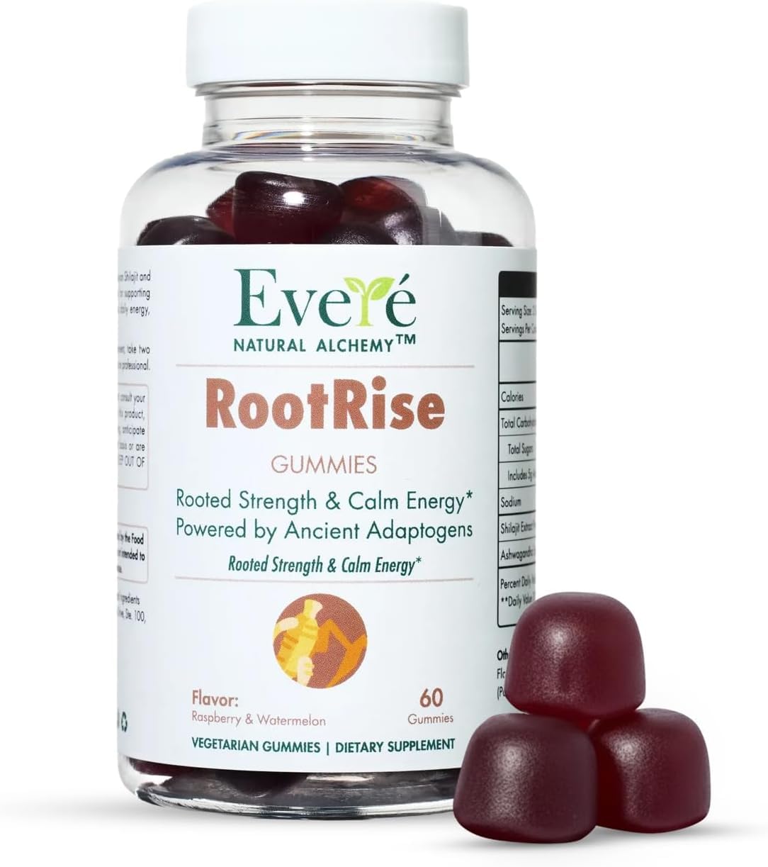 The EverÉ Natural Alchemy Evere RootRise Gummies - Shilajit + Ashwagandha Gummies The EverÉ Natural Alchemy uk supplements