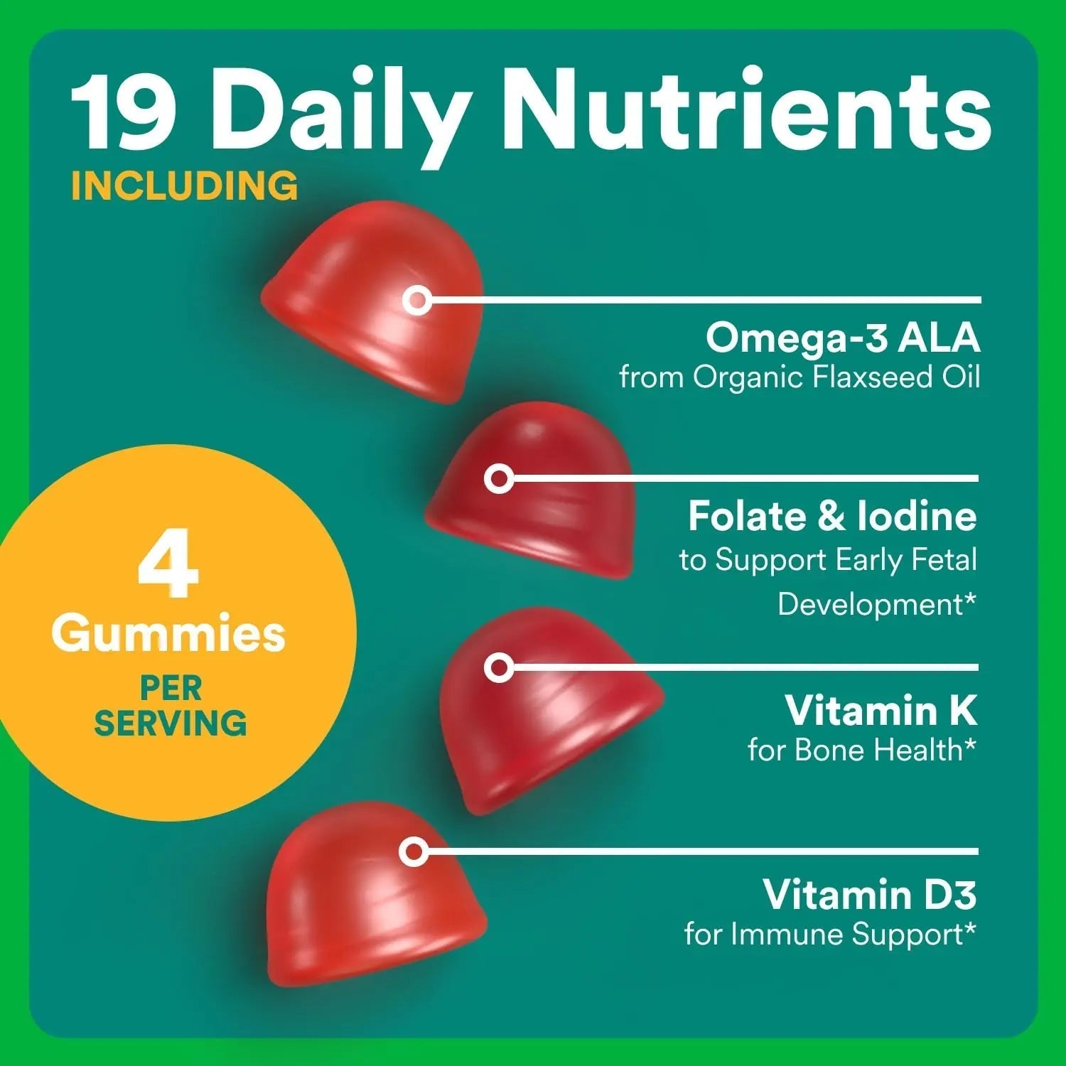 SmartyPants Organic Prenatal Vitamins for Women, Multivitamin Gummies: Biotin, Methylfolate, Omega 3 (ALA), Vitamin D3, C, Vitamin B12, B6, A, K2 & Zinc SmartyPants uk supplements