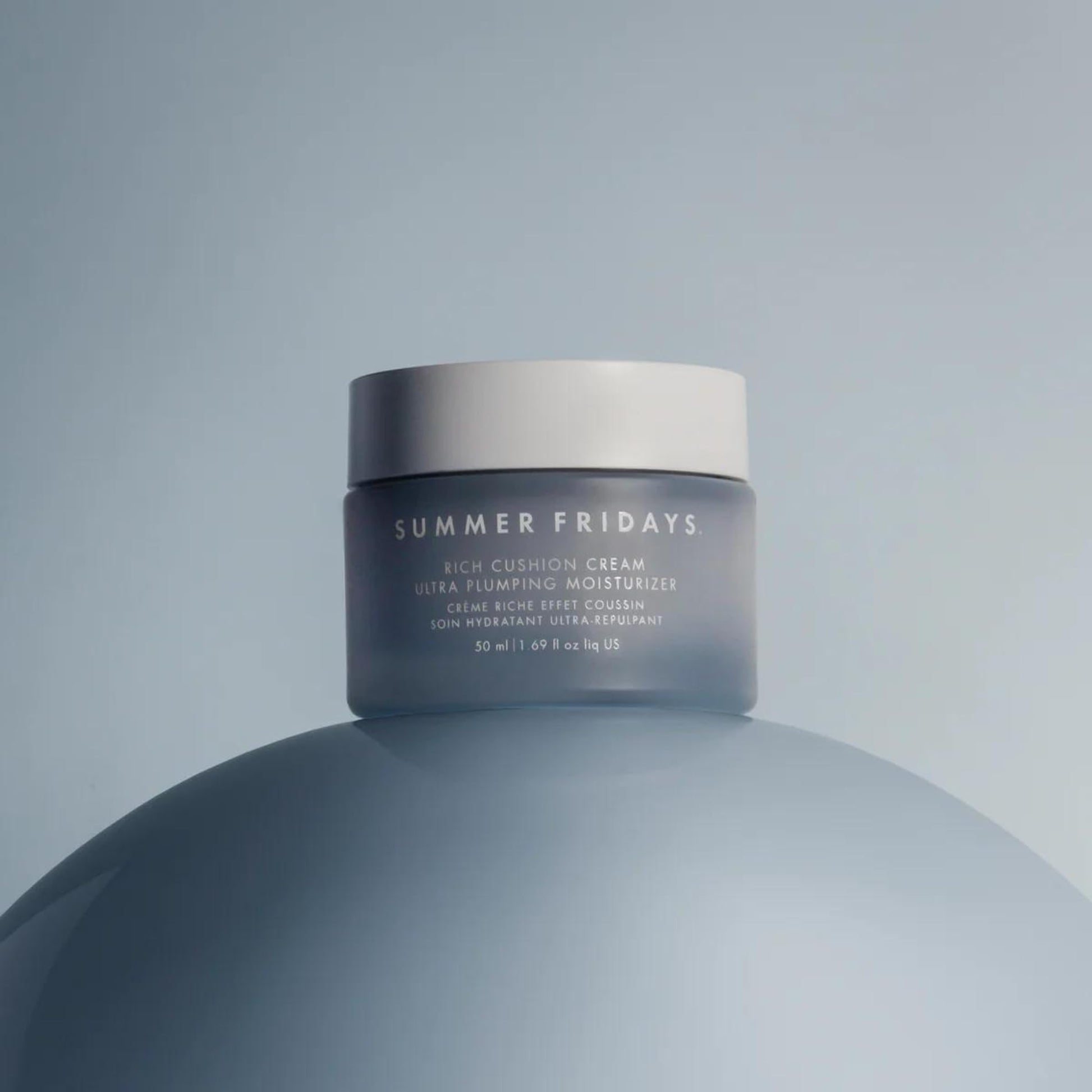 Summer Fridays Rich Cushion Face Cream - Ultra Plumping Barrier Repair Cream + Makeup Primer - Infuses Skin with Rich Hydration from Glycerin + Squalane - Non-Comedogenic + Fragrance-Free (1.69 Oz) Summer Fridays uk supplements