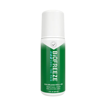 Biofreeze Roll-On Pain-Relieving Gel 3 FL OZ, Colorless Topical Pain Reliever For Muscles And Joints From Arthritis, Backache, Strains, Bruises, & Sprains Biofreeze uk supplements