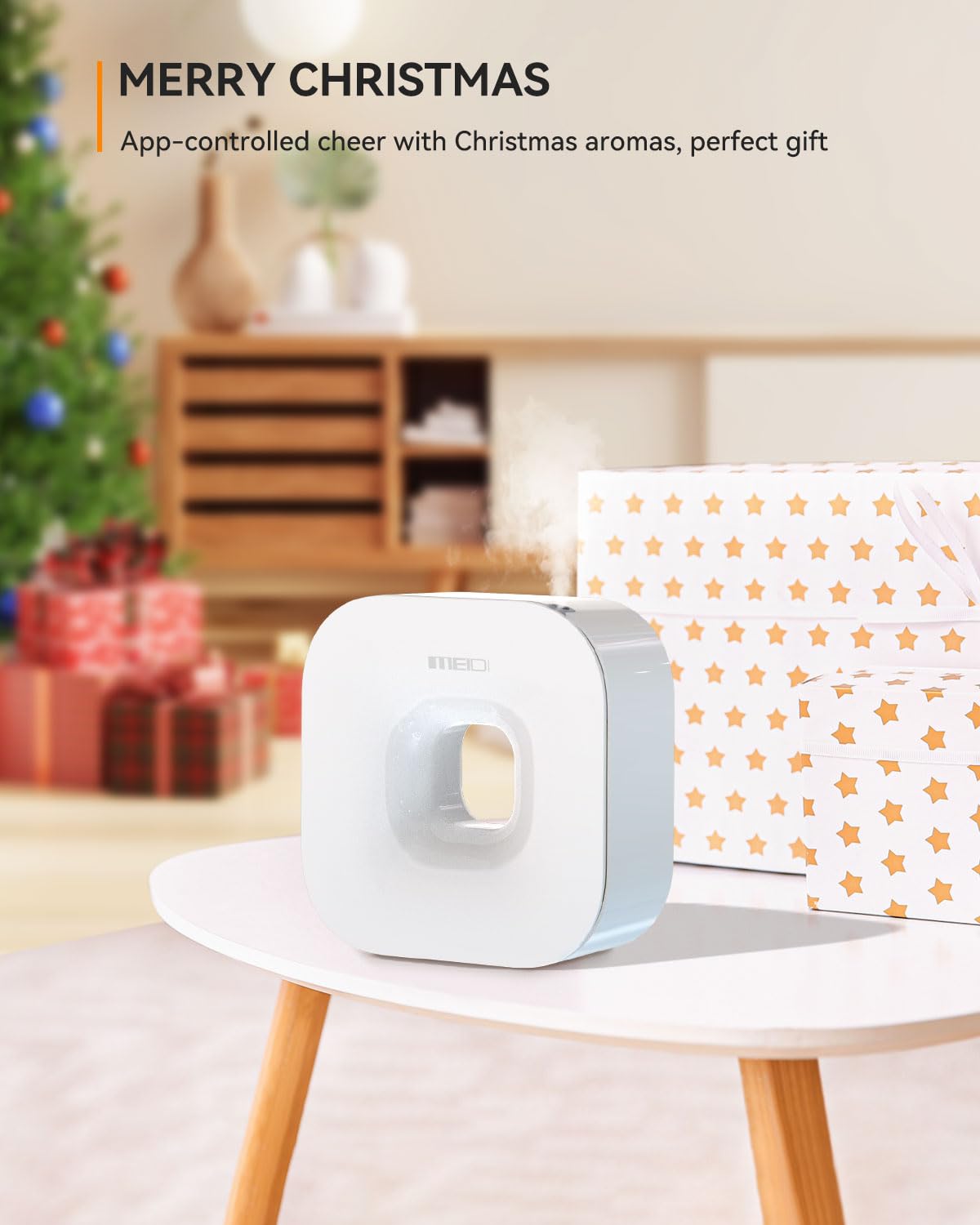 MEIDI Waterless Essential Oil Diffuser - Bluetooth Cordless Aromatherapy Diffuser with App Control MEIDI uk supplements