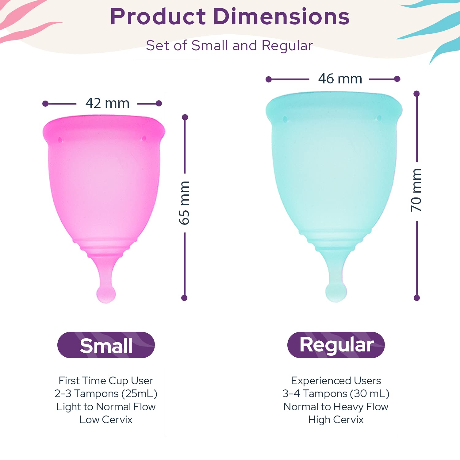 Ecoblossom Menstrual Cup Sterilizer - Modern Menstrual Cup Cleaner Unscented Sanitizer EcoBlossom uk supplements