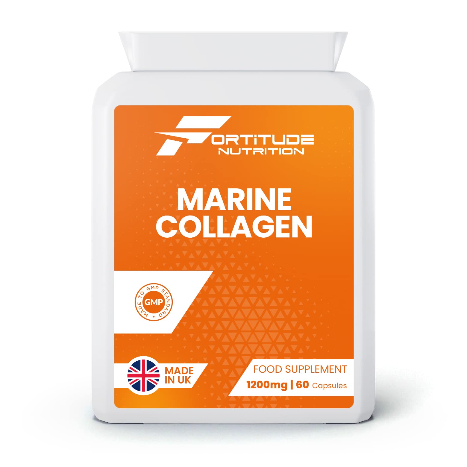 Marine Collagen Capsules | Hydrolyzed Marine Collagen with Vitamin C | High Strength Collagen Fortitude Nutrition uk supplements