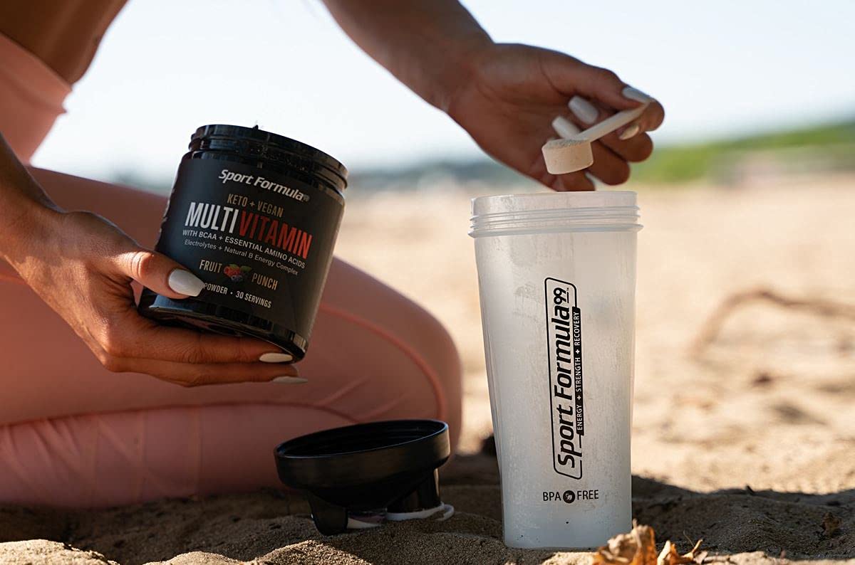 Sport Formula 99 Multivitamin Powder - Drink Mix for Men Women BCAA Amino Acids Won’t Upset Your Stomach - Keto Vegan Multivitamin Fruit Punch - Electrolytes Super B Complex Digestive Enzyme Sport Formula 99 uk supplements