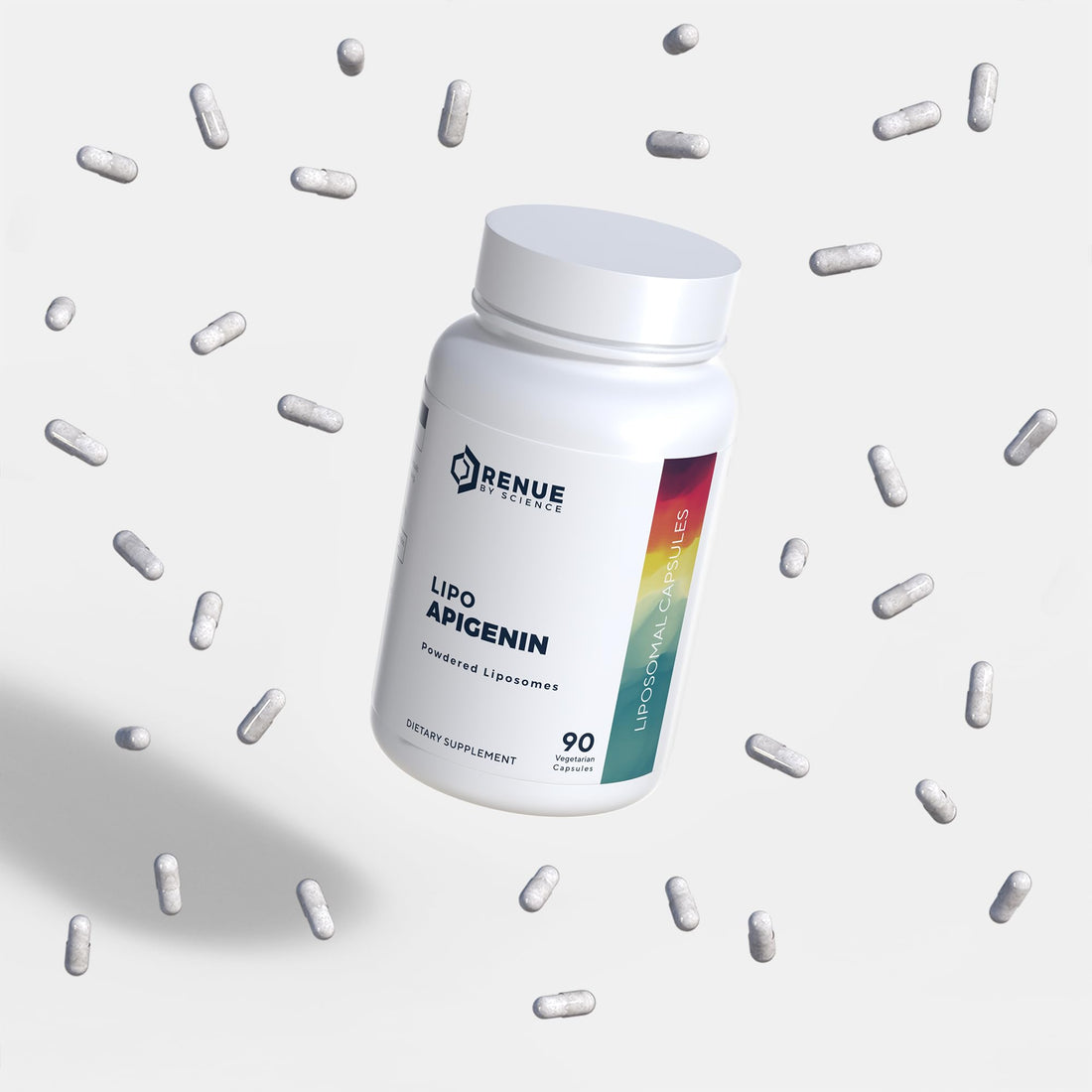 Renue By Science Apigenin | High Strength Liposomal Apigenin Supplement | 90 Apagenine Capsules - 75mg Apigenin per Serving | Non-GMO & Allergen Free | Made in The USA Third-Party Tested Renue By Science uk supplements