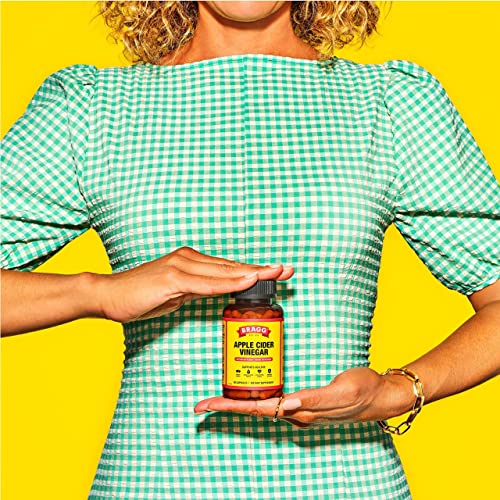 Bragg Apple Cider Vinegar Capsules - Vitamin D3 & Zinc - 750mg of Acetic Acid – Immune Bragg uk supplements