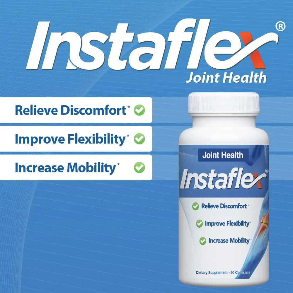 Instaflex Joint Support Supplement for Men and Women - Glucosamine, MSM, White Willow, Turmeric, Ginger, Cayenne, Hyaluronic Acid - 180 Capsules Instaflex uk supplements