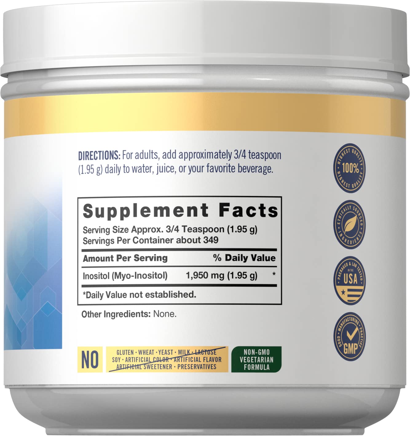 Carlyle Myo-Inositol Powder Supplement | 1.5 lbs | Naturally Occuring Compound Carlyle uk supplements