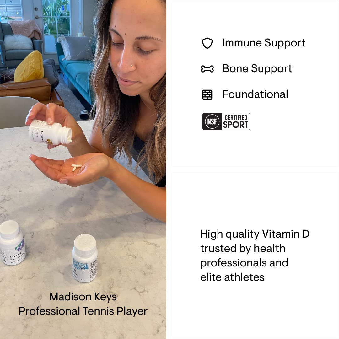 THORNE Vitamin D-5000 - Vitamin D3 Supplement - Support Healthy Bones, Teeth THORNE uk supplements