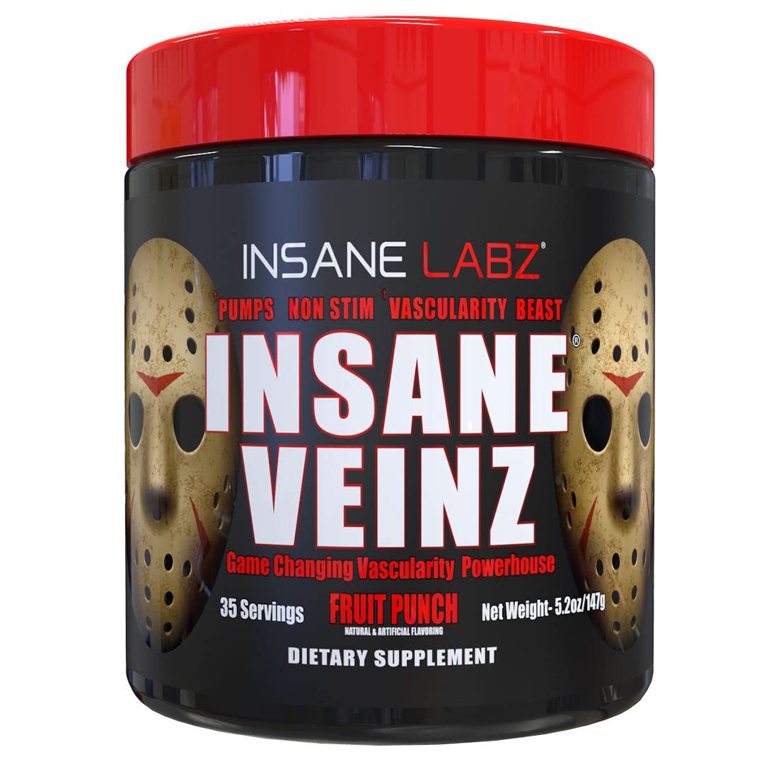 Psychotic, and Insane Veinz, Pre Workout Stack (Fruit Punch) Insane Labz uk supplements