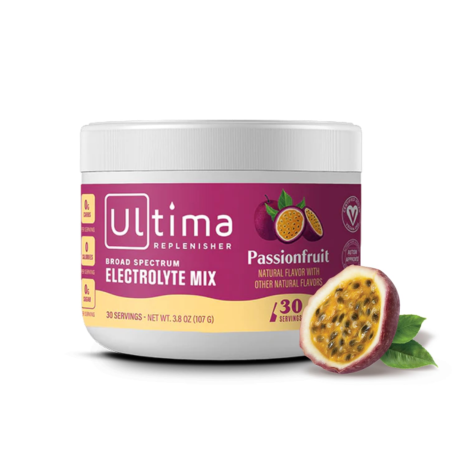 Ultima Replenisher Daily Electrolyte Drink Mix – Passionfruit, 30 Servings – Hydration Ultima Replenisher uk supplements