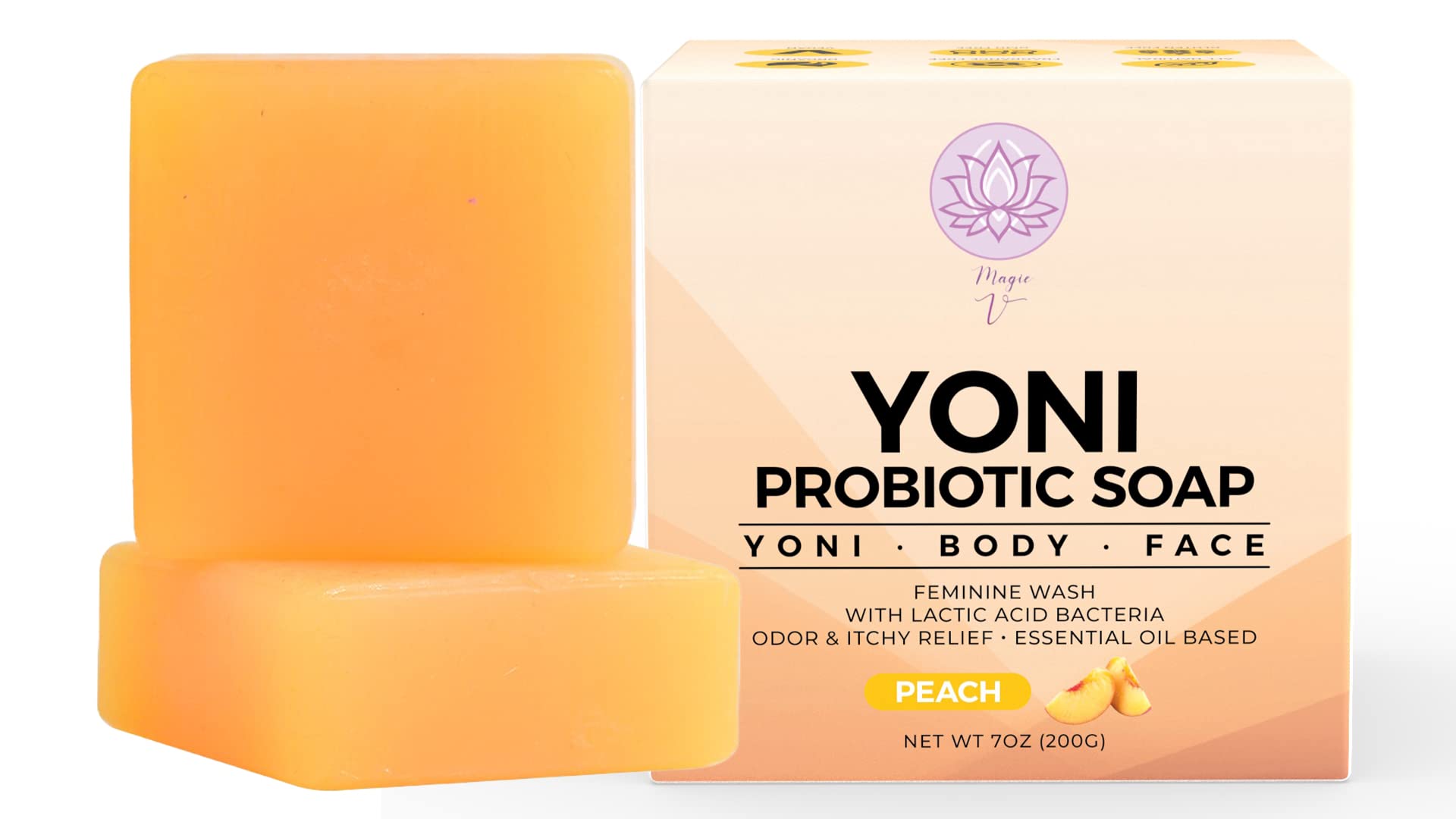 Magic V Steam Probiotic 2 Yoni Soap Bars Feminine Wash and Vaginal Wash Vaginal Odor Eliminator PH Magic V Steam uk supplements