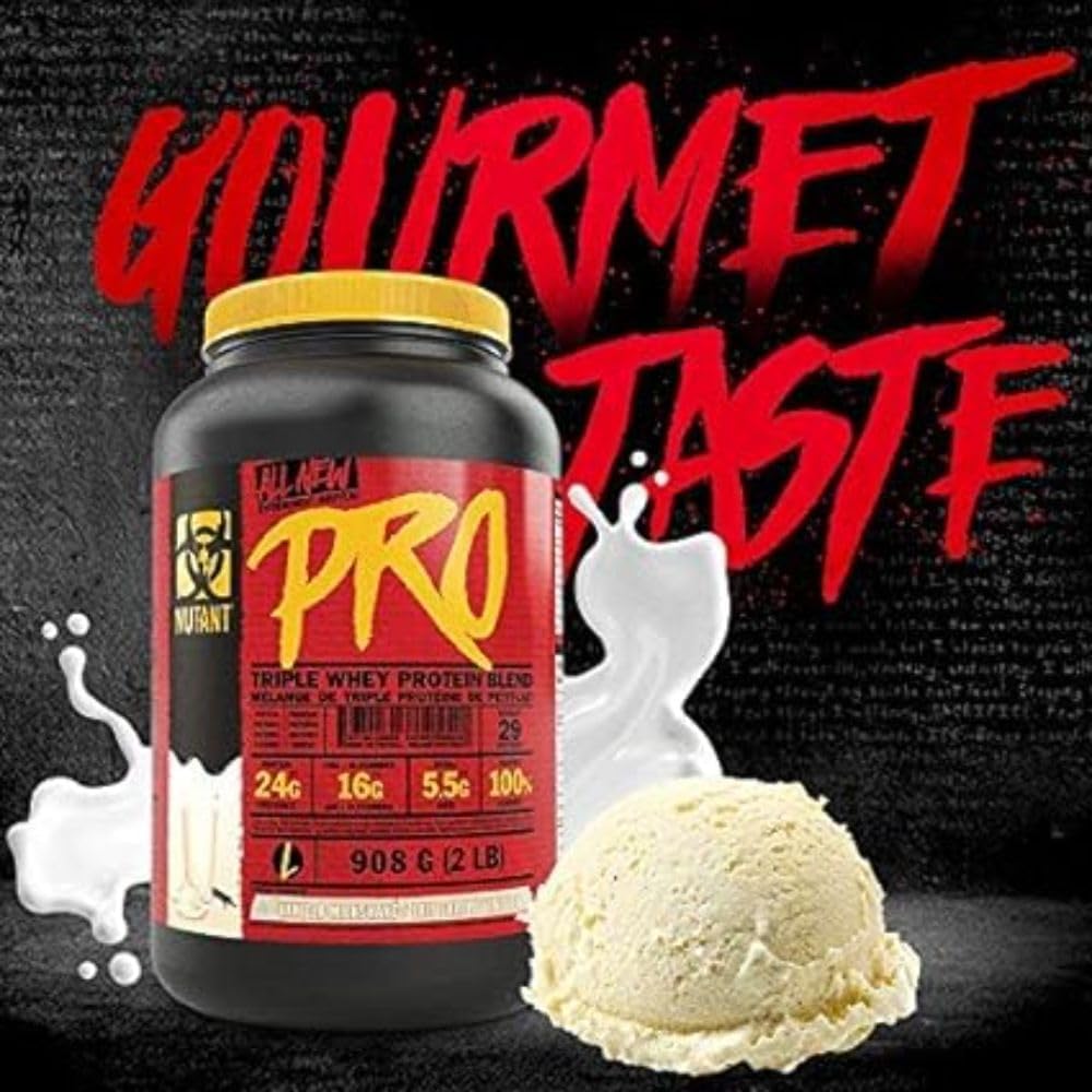 Mutant Pro – Triple Whey Protein Supplement – Time-Released for Enhanced Amino Acid Absorption Mutant uk supplements