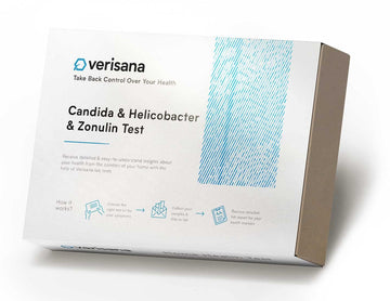 Candida & Helicobacter & Zonulin Test – Lab Testing Kit for Diagnosing Candida, H Pylori and Zonulin Verisana uk supplements