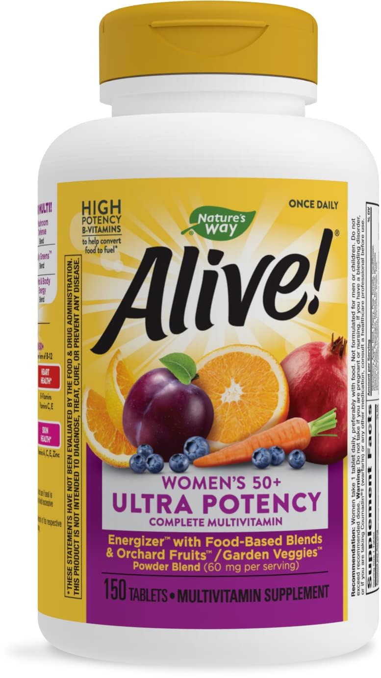 Nature’s Way Alive! Women’s 50+ Ultra Potency Complete Multivitamin Nature's Way uk supplements