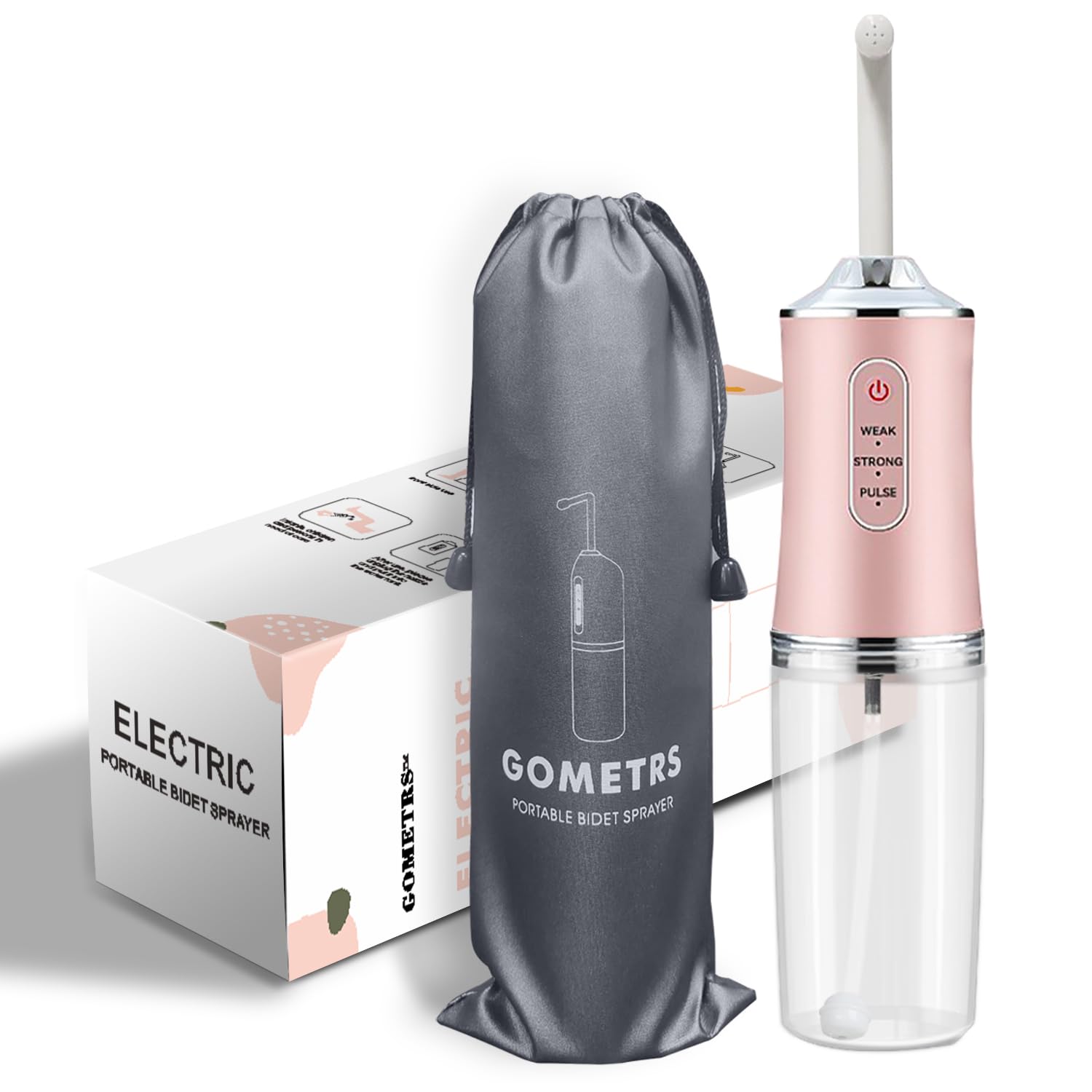 Electric Portable Bidet -Mobile Toilet Shower-Butt Shower Replacing Wet Wipes - for Travel GOMETRS uk supplements
