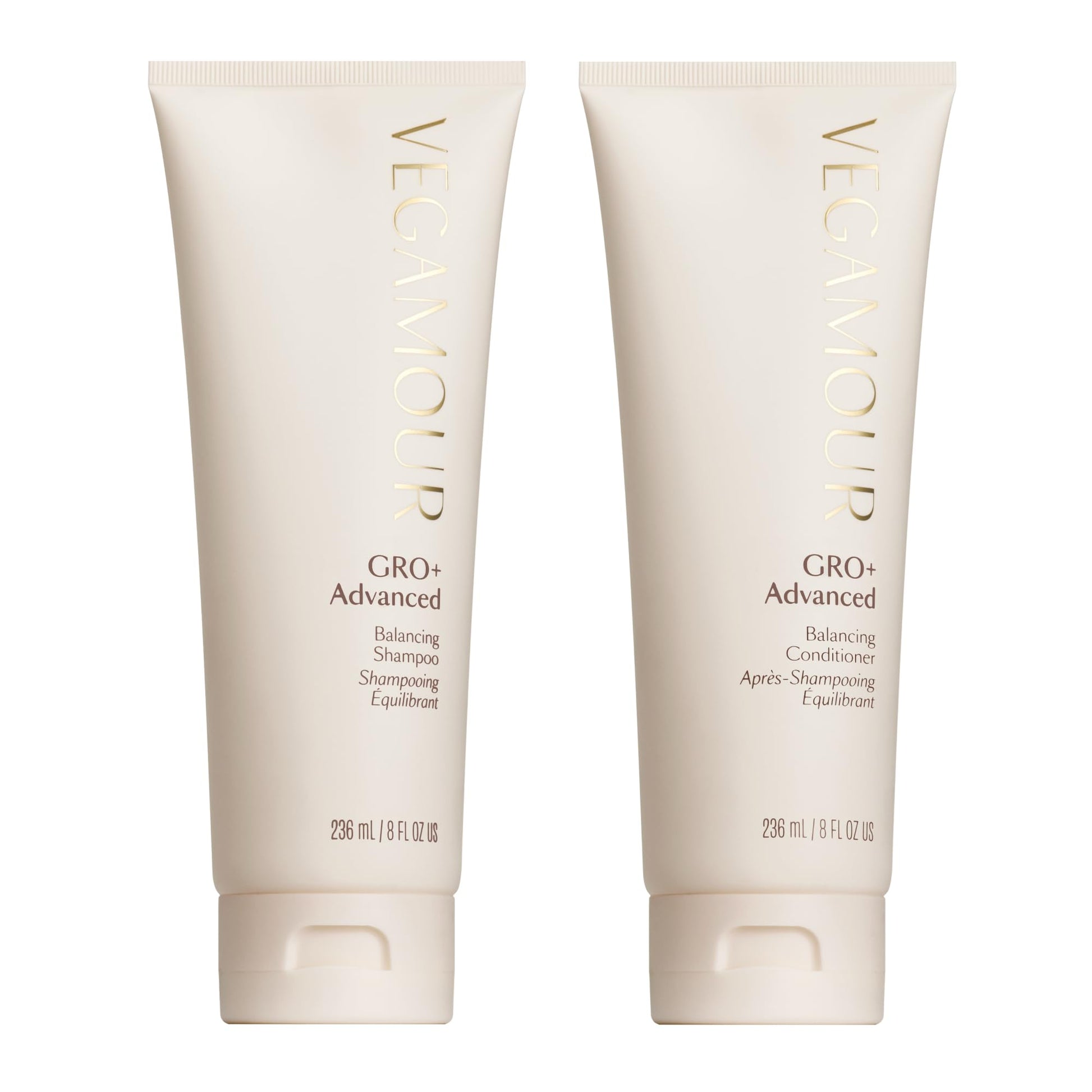 VEGAMOUR GRO+ Advanced Balancing Shampoo and Conditioner Kit | Removes Buildup, Hydrates the Scalp and Softens Strands | For Severe Signs of Thinning | Color Safe, Vegan, Cruelty-Free (8 Fl Oz each) VEGAMOUR uk supplements