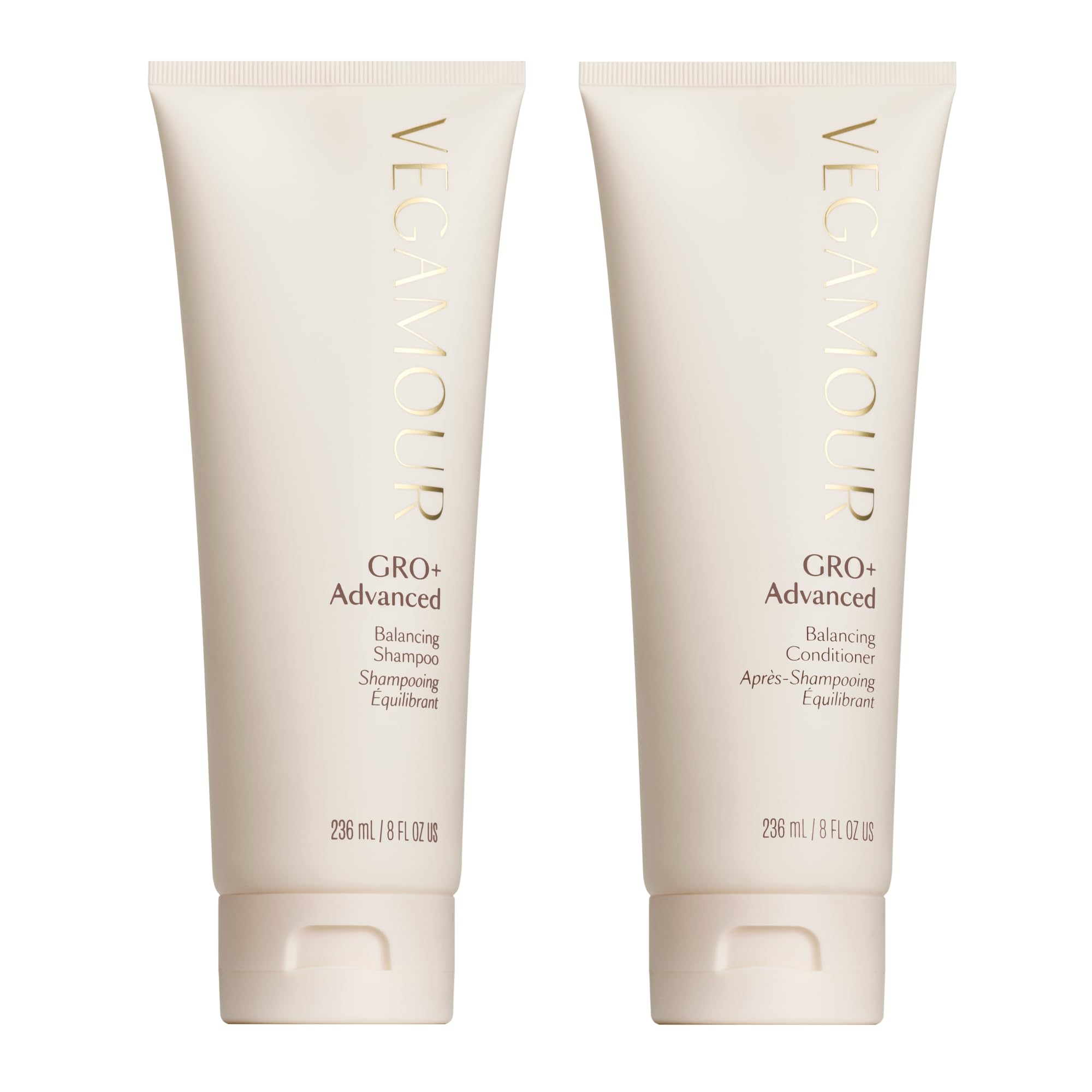 VEGAMOUR GRO+ Advanced Balancing Shampoo and Conditioner Kit | Removes Buildup, Hydrates the Scalp and Softens Strands | For Severe Signs of Thinning | Color Safe, Vegan, Cruelty-Free (8 Fl Oz each) VEGAMOUR uk supplements