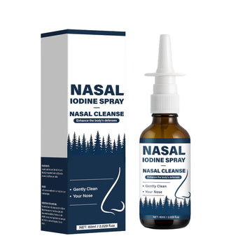 VIPUDA Nutramd Iodine Nasal Spray, Cleanses & Refreshes Your Nasal Passages, Iodine & Fulvic Acid Blend, 100% Natural Mineral Formula – 60 ml/2.029 fl.oz (1pc) VIPUDA uk supplements