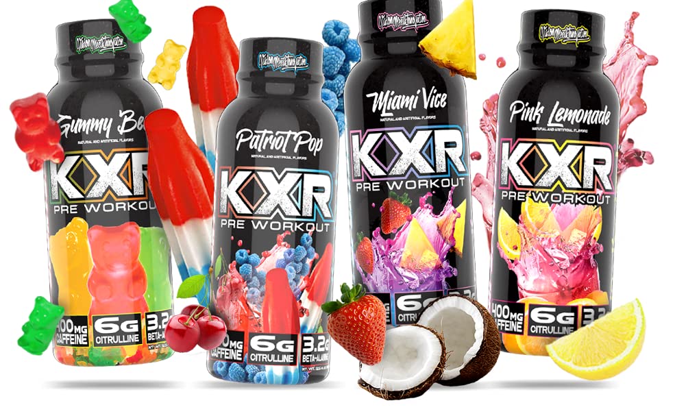 VMI Sports KXR High Stimulant Pre-Workout Energy Ready to Drink 400mg Caffeine VMI Sports uk supplements