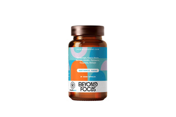 Ultra Life Sport - Beyond Focus Organic Mushroom Supplement - 30 Capsule Brain Supplements for Memory and Focus - 100% Vegan, Non-GMO - Memory Booster with Bacopa, Cordyceps, & Lion’s Mane Ultra Life Sport uk supplements