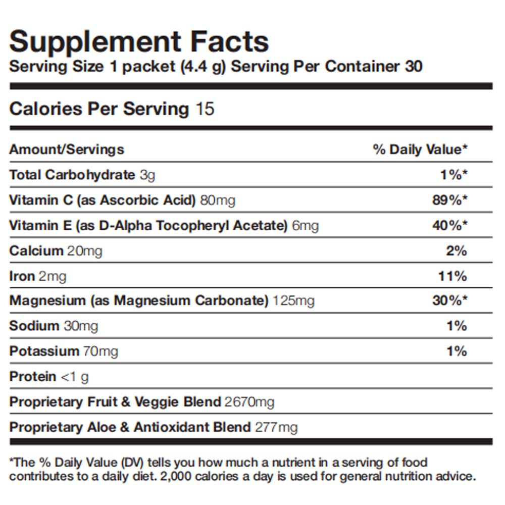Forever Living - Forever Supergreens - Blend for Your Active Lifestyle - Supercharge Your Day w/Over 20 Powerful Greens and Superfoods. - 30 Packets Forever Living Products uk supplements