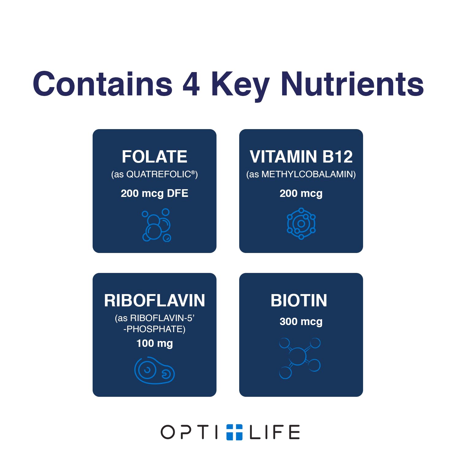 Opti + Homocysteine Capsules | Daily Brain and Heart Health Supplements* | Brain Supplement with Methylcobalamin & Methylfolate | 60 capsules/30 Servings Opti + Life uk supplements