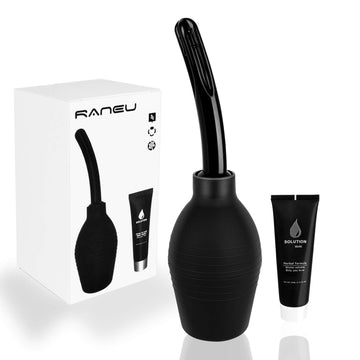RANEU Enema Bulb Kit with Lube Anal Douche Superior Materials Douche for Men Women RANEU uk supplements