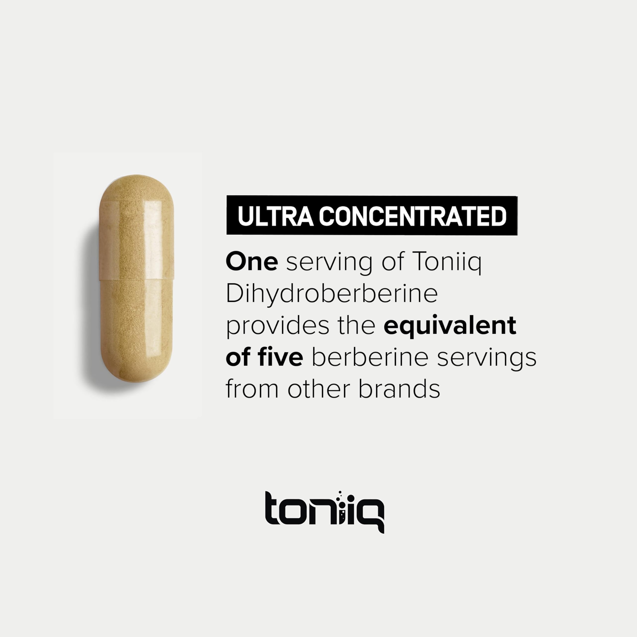 Toniiq Dihydroberberine Supplement - Ultra High Potency 1,000mg Formula with GlucoVantage, 10:1 Ceylon Cinnamon & 50:1 Milk Thistle - Third-Party Lab Tested Toniiq uk supplements