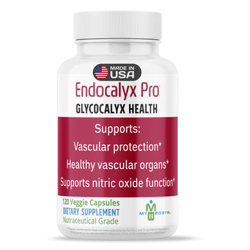 MYBODYRX Endocalyx Pro Supplement – Endothelial Glycocalyx Support 120 Capsules - Vascular & Microcirculation Health – Clinically-Studied – Patented – Supports Nitric Oxide Functions MYBODYRX uk supplements