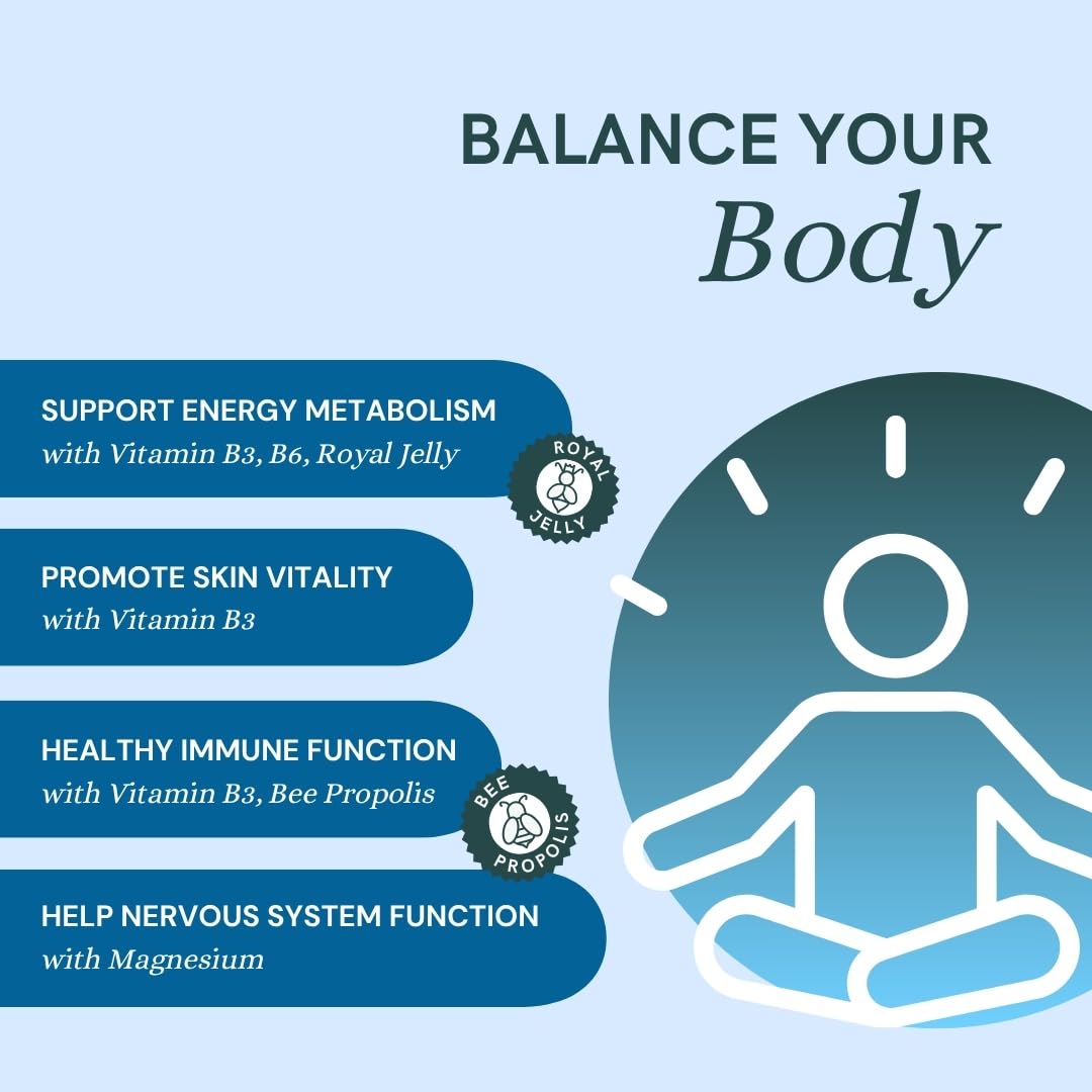 Dr Sosnowski's Hormone Balance | Multivitamin for Women to Support Hormonal Regulation, Energy, Mental Clarity & Skin | Bee Propolis, Ashwagandha, Dong Quai, Magnesium, B6 Vitamins | 60 Capsules Dr Sosnowski's uk supplements