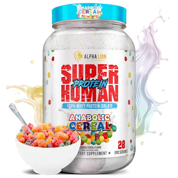 ALPHA LION Superhuman Whey Protein Powder, Great Tasting Pure Whey Protein Isolate ALPHA LION uk supplements