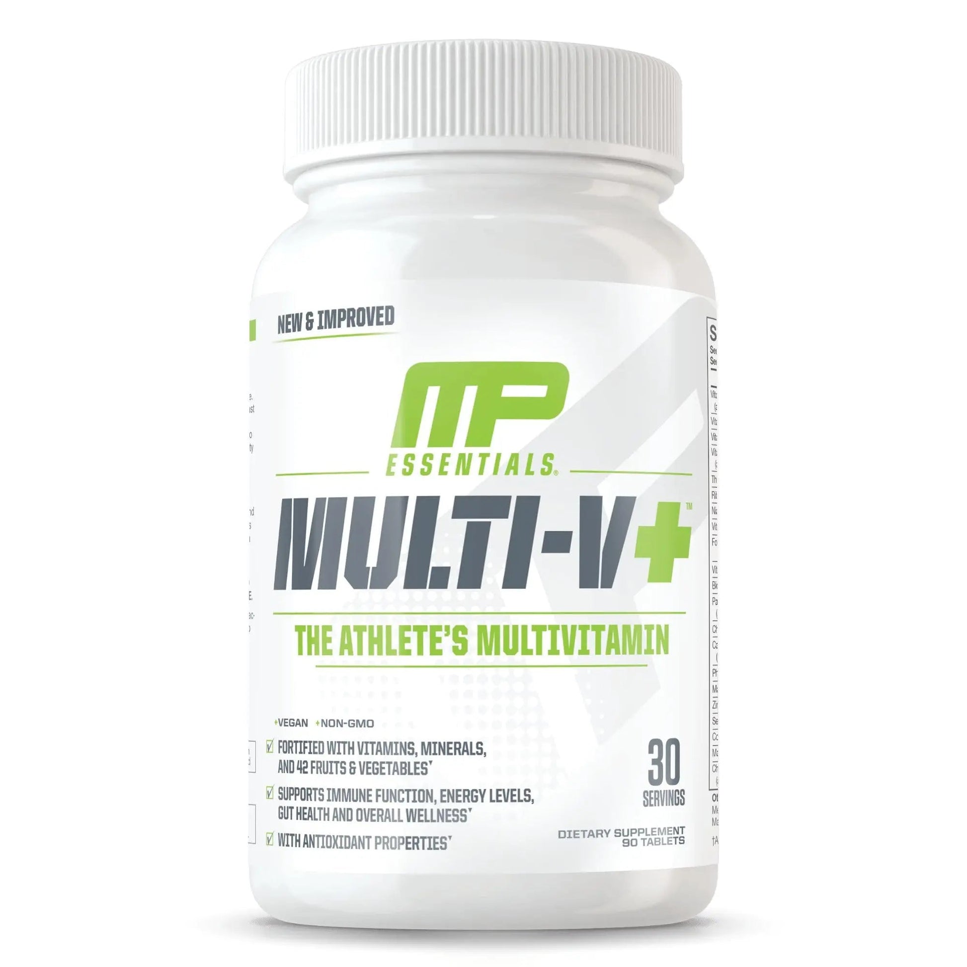 Muscle Pharm Essentials Multi-V+, The Athlete's Multi-Vitamin, Enhanced Energy, Performance & Immune Health, Daily Multivitamin for Men & Women Muscle Pharm uk supplements