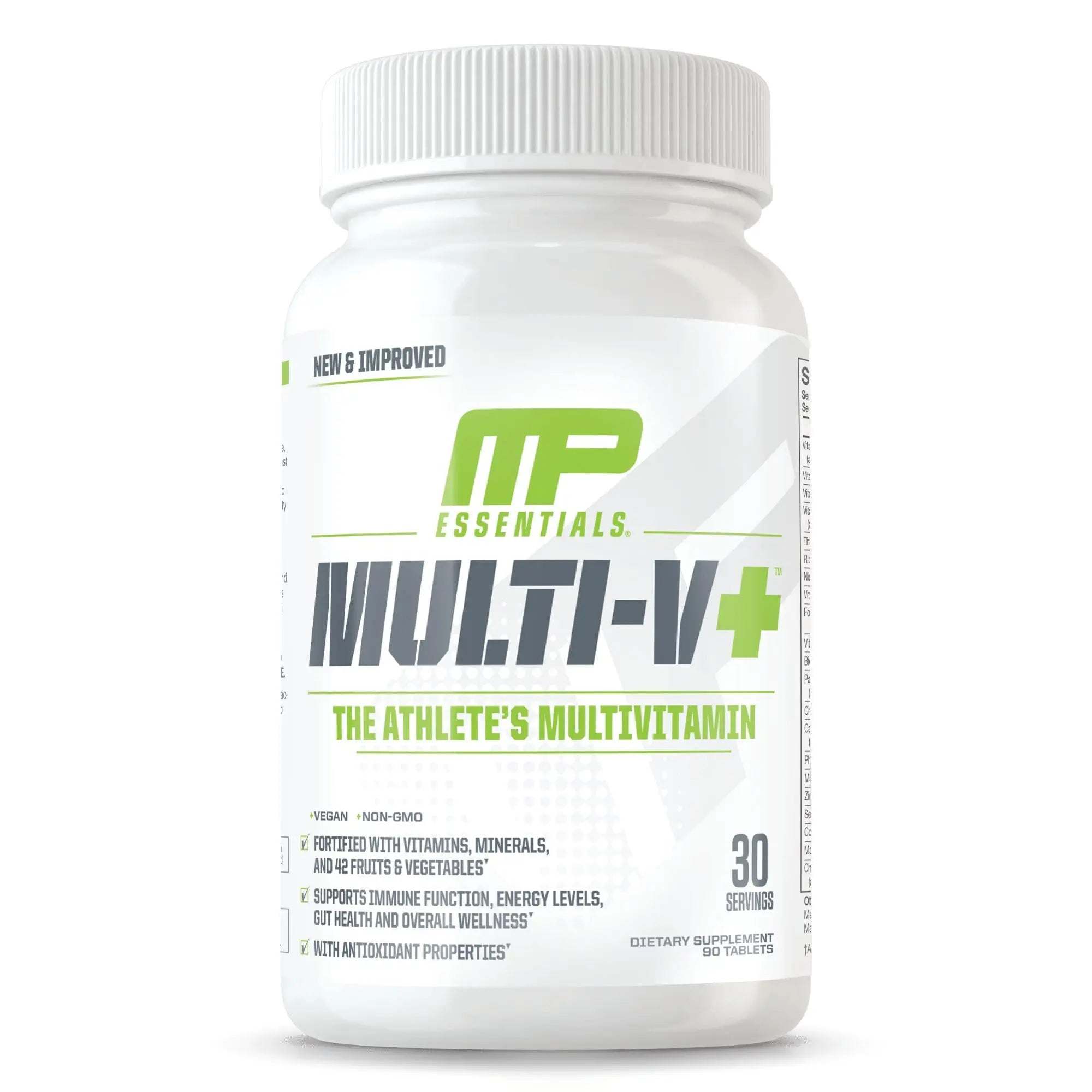 Muscle Pharm Essentials Multi-V+, The Athlete's Multi-Vitamin, Enhanced Energy, Performance & Immune Health, Daily Multivitamin for Men & Women Muscle Pharm uk supplements