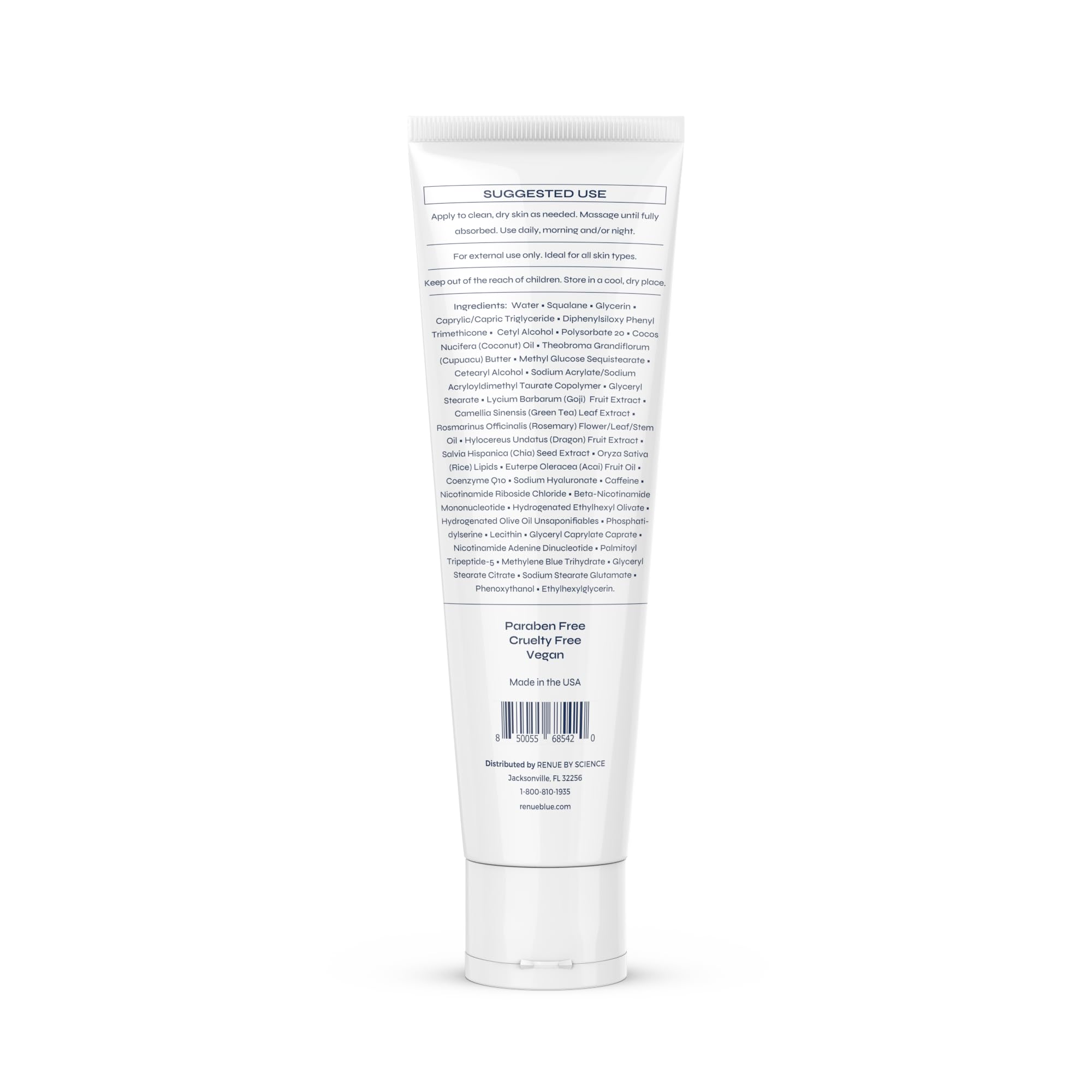 Renue Blue Methylene Blue Moisturizing Body Cream – Liposomal NAD+ Complex with Antioxidants, Peptides, and Botanical Extracts for Hydrated, Healthier‑Looking Skin Renue By Science uk supplements