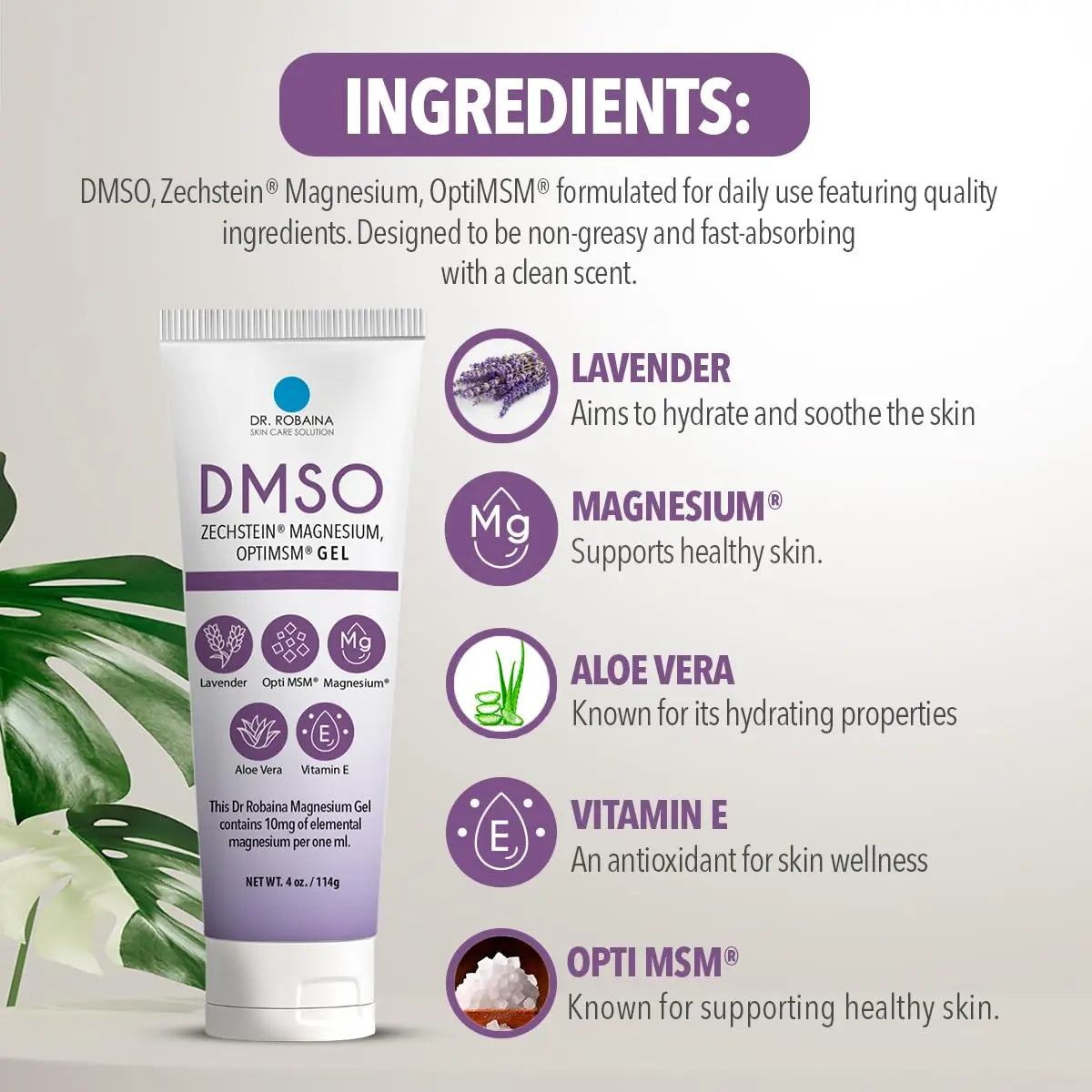 Dr. Robaina DMSO Lavender Gel Dr. Robaina uk supplements