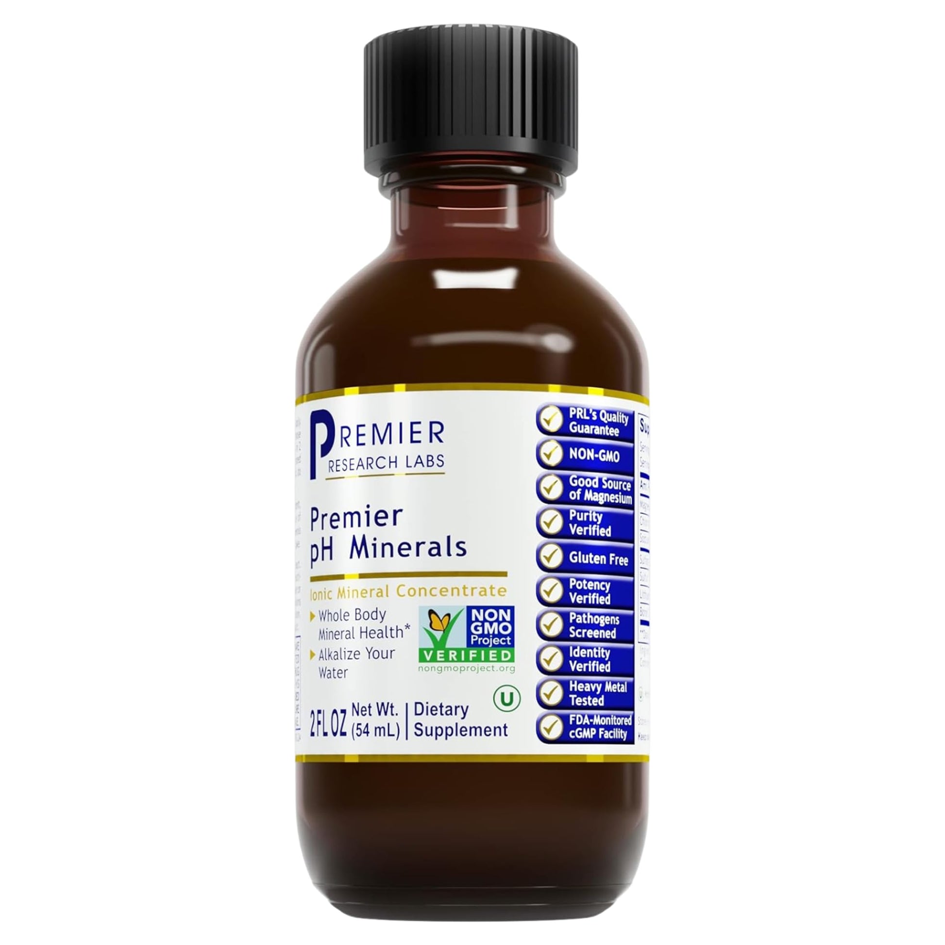 Premier Research Labs Premier Ph Minerals - Trace Minerals, Trace Mineral Drops, Minerals for Water, Magnesium Supplement for Distilled Water, Reverse Osmosis Water, Liquid Concentrate - 2 Fl Oz Premier Research Labs uk supplements
