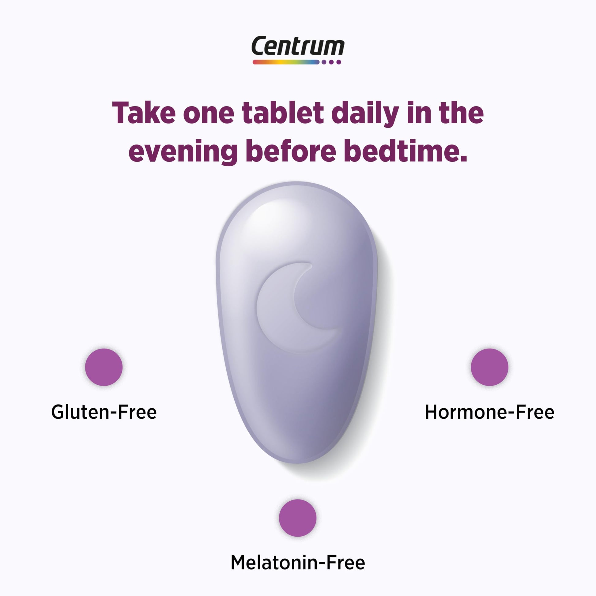 Centrum Restful Sleep Menopause Support Tablets, Supplement with Clinically Studied DailyZz and geniVida, 28 Count Centrum uk supplements