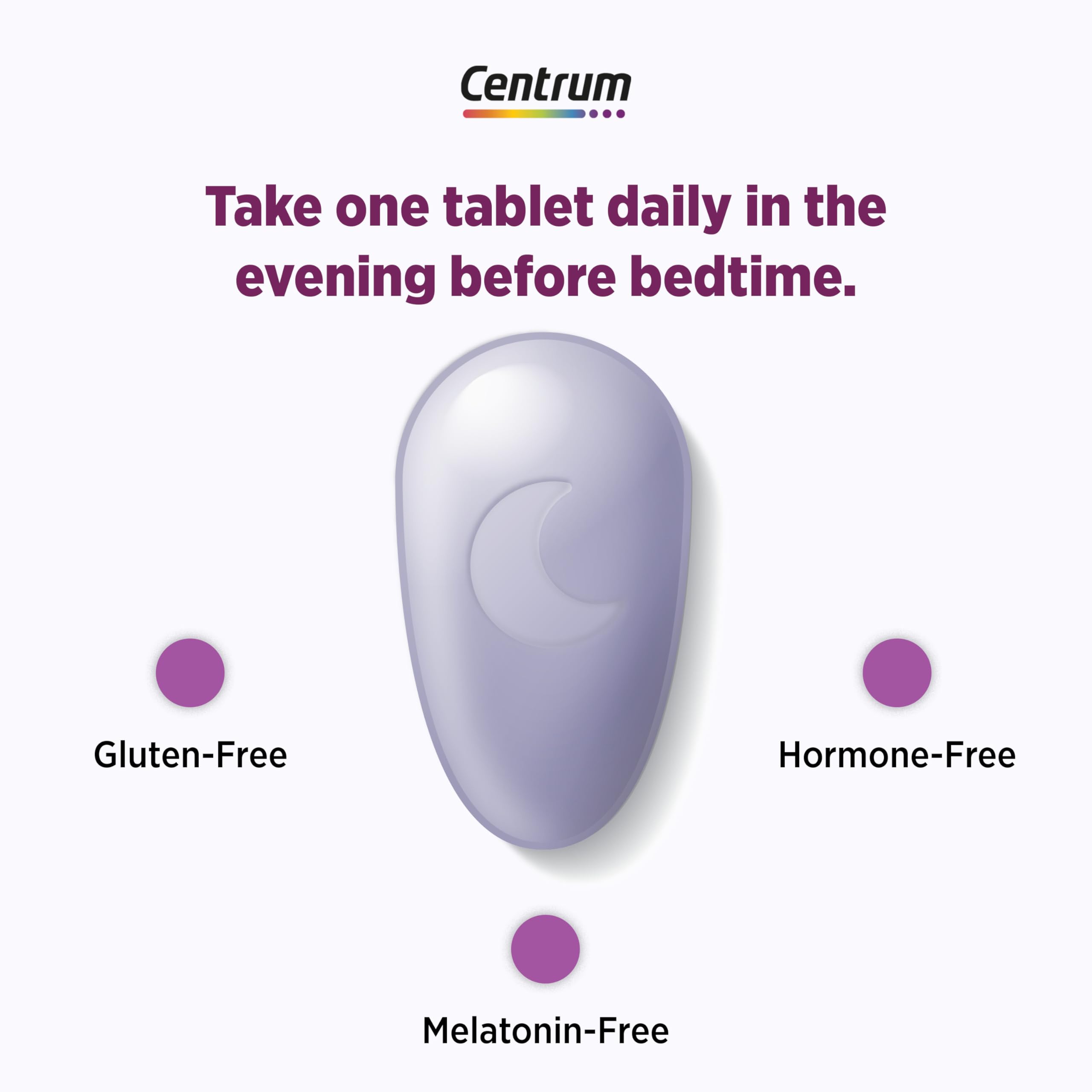 Centrum Restful Sleep Menopause Support Tablets, Supplement with Clinically Studied DailyZz and geniVida, 28 Count Centrum uk supplements