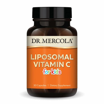 Dr. Mercola Liposomal Vitamin C for Kids - 125 mg Vitamin C - Supports Immune & Brain Function - Liposomal Delivery Dr. Mercola uk supplements