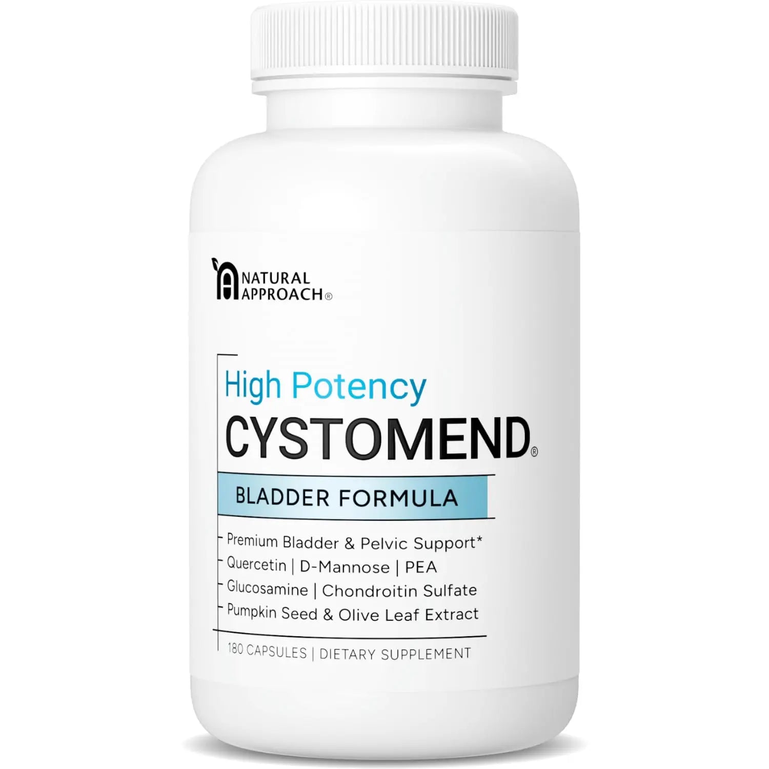 CystoMend Bladder & Pelvic Discomfort Formula (High Potency) - Supports Less Flares & Urgency* - Premium Bladder Support for Women & Men - USA Manufactured & Third-Party Tested - 180 Capsules CystoMend uk supplements