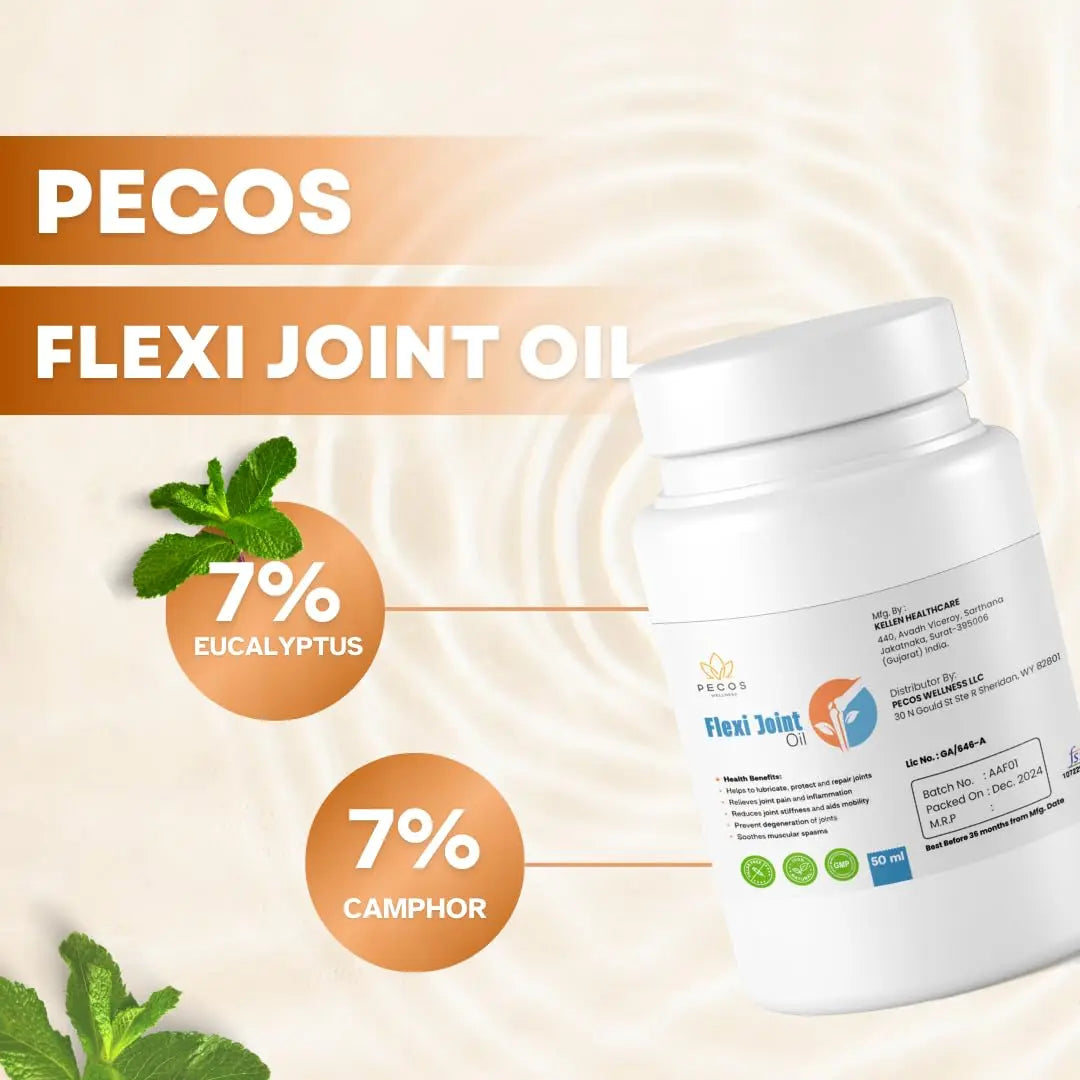 PECOS WELLNESS Flexi Joint Oil, Dietary Supplement PECOS WELLNESS uk supplements