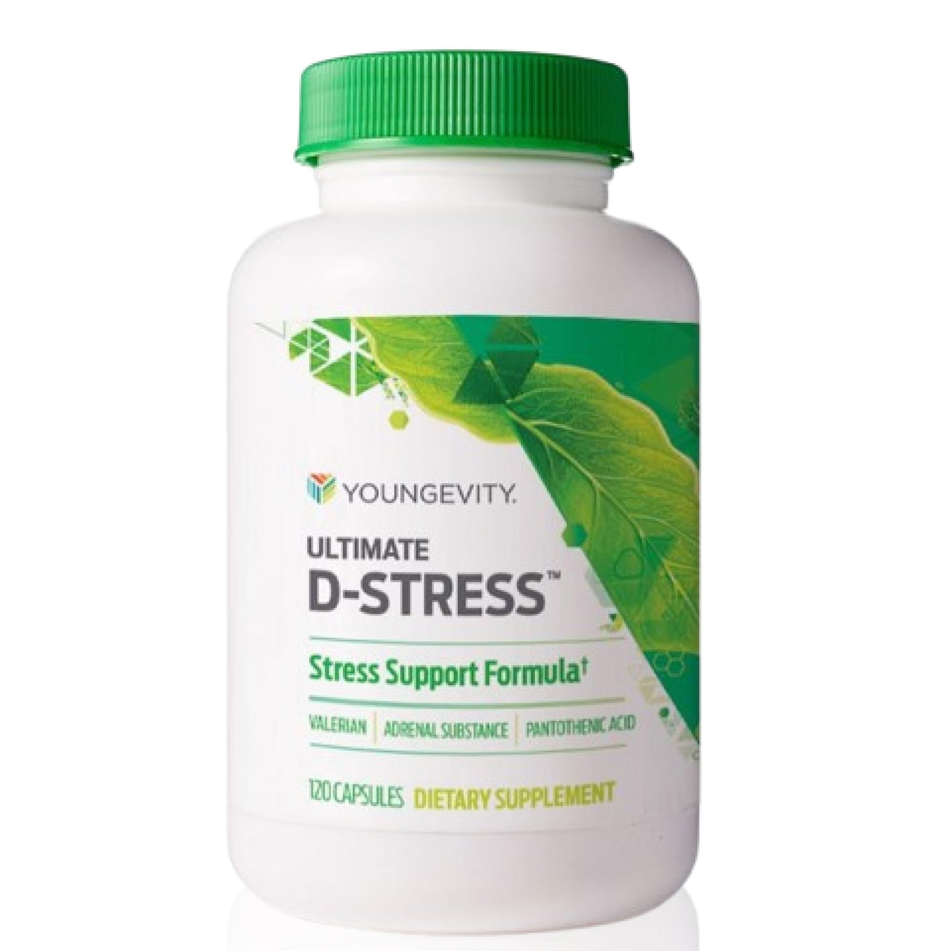 Youngevity Ultimate D-Stress™ – Natural Stress Relief Supplement with Magnesium, Valerian Root Extract, and B Vitamins – Supports Adrenal Health and Nervous System – 120 Capsules Youngevity uk supplements