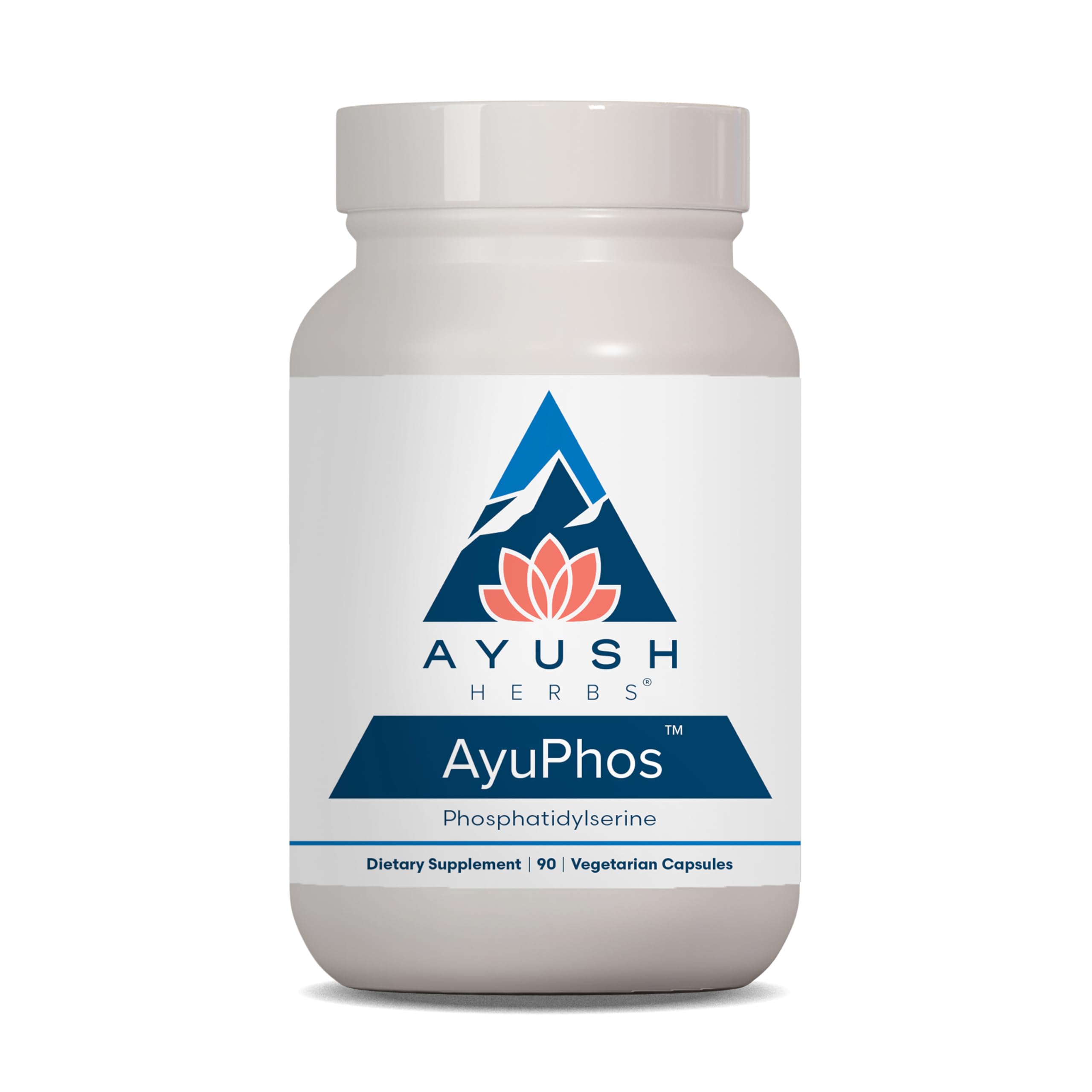 Ayush Herbs AyuPhos - Phosphatidylserine Supplement for Men & Women, Soy-Free Phosphatidyl Serine, Brain, Memory, & Cognitive Support for Adults, 200mg Per Pill - 45 Servings Ayush Herbs uk supplements
