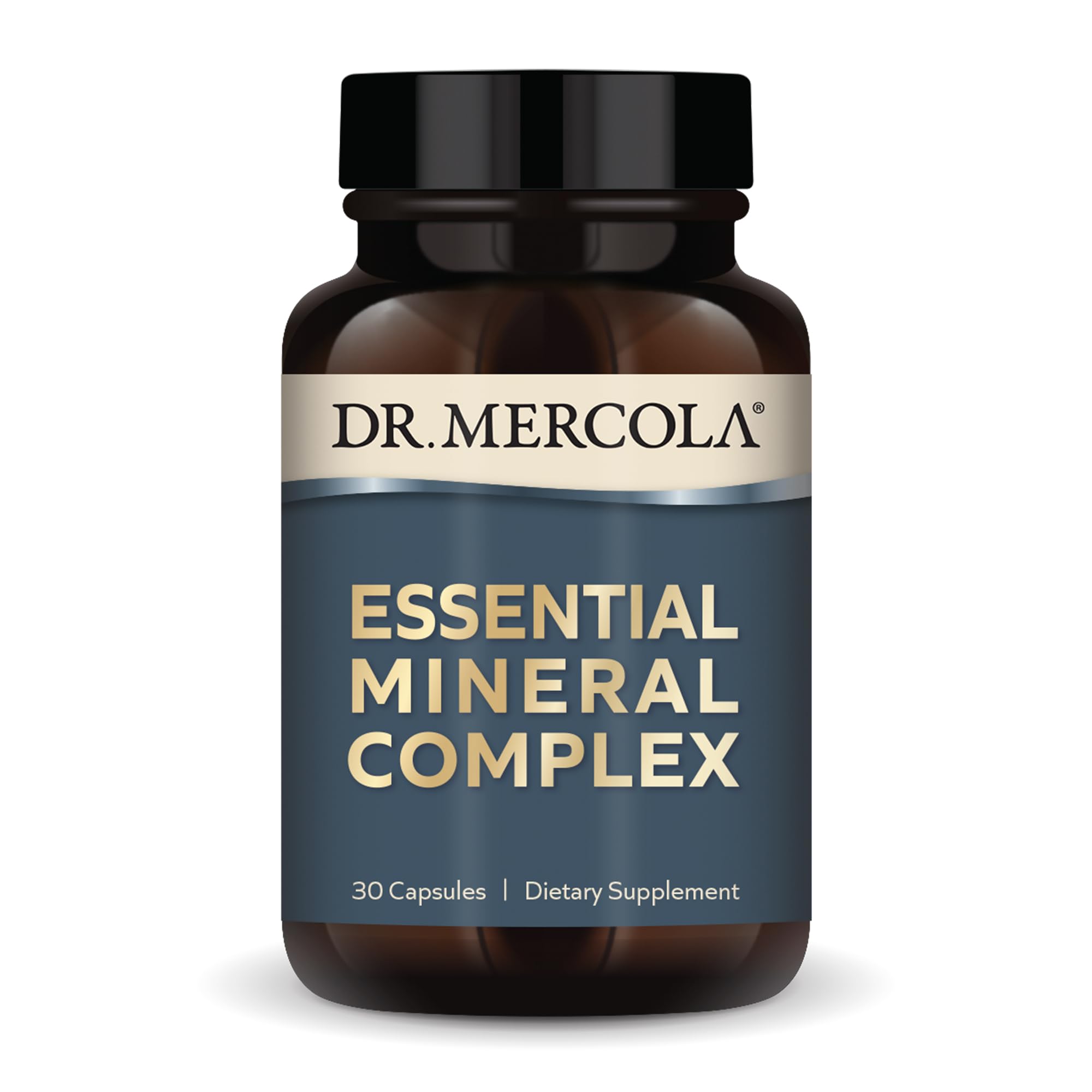 Dr. Mercola Essential Mineral Complex - Supports Cellular Health & Vital Functions - Zinc, Selenium, Copper, Manganese, Chromium, Molybdenum, Boron - 30 Capsules Dr. Mercola uk supplements