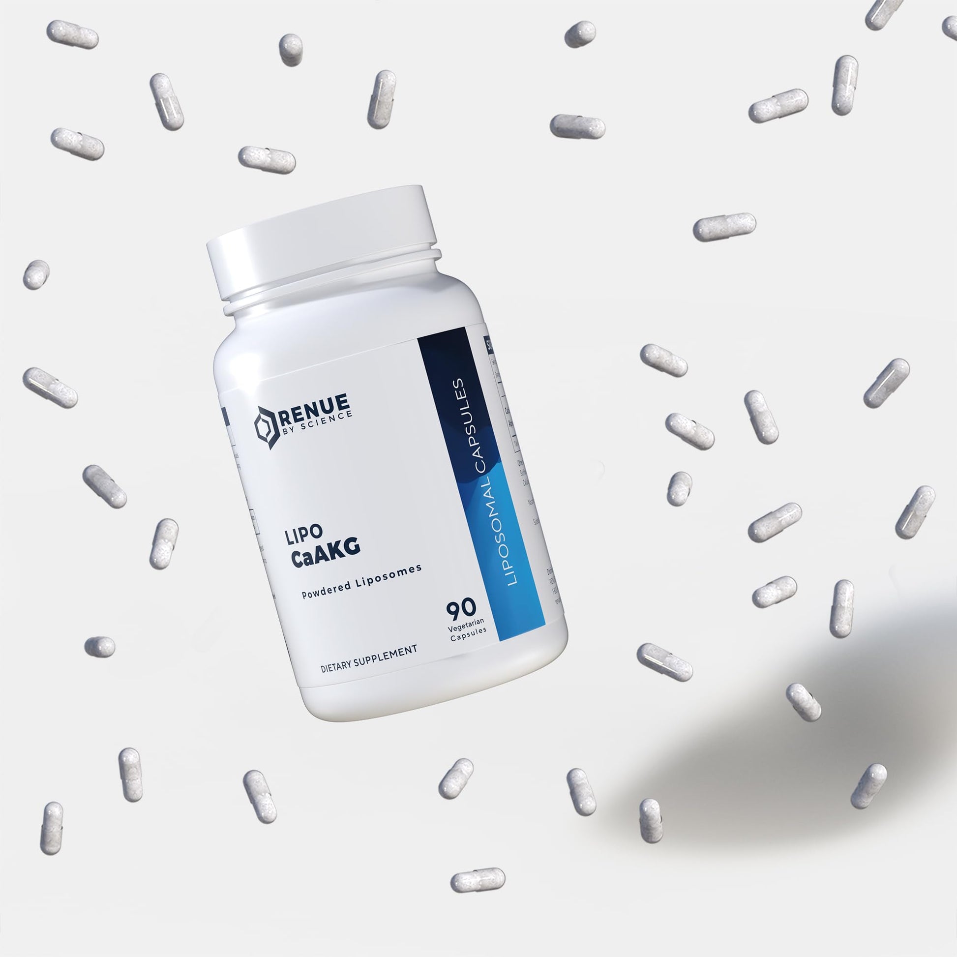 RENUE by SCIENCE CA AKG Supplement | High Strength Liposomal Calcium AKG | 90 Calcium Alpha-Ketoglutarate Capsules - 300mg CA AKG per Serving CA-AKG Supplement | Non-GMO & Made in The USA Renue By Science uk supplements