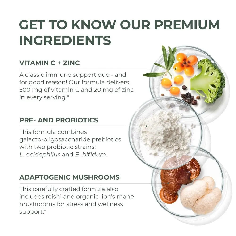 Primal Harvest Primal Immune Defense: 10-in-1 Immune Support with Probiotics, Zinc, Vitamins C, B6, D3 & K2 Primal Harvest uk supplements