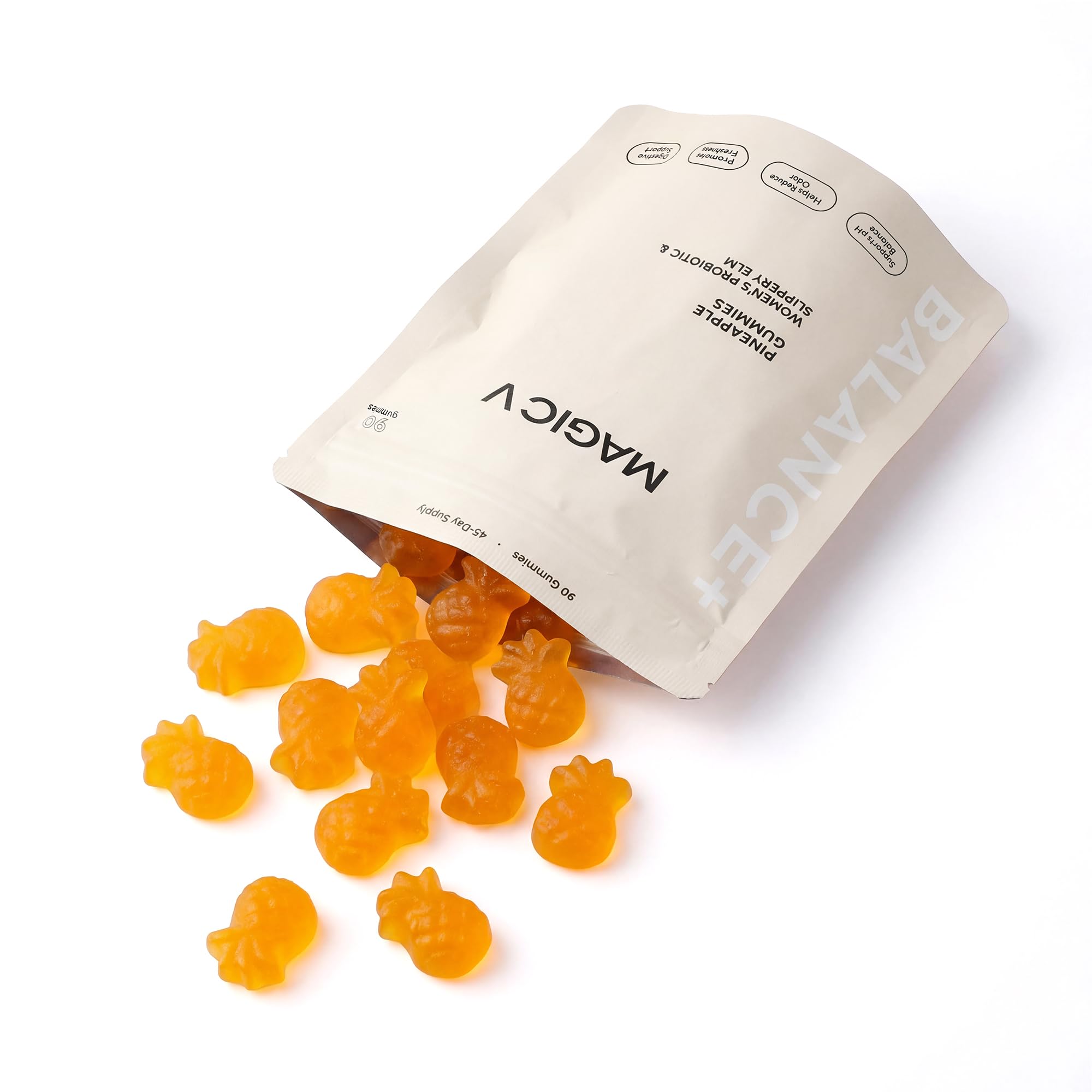 Magic V Care – Premium Feminine Balance Gummies – Women’s Wellness & pH Support – Vaginal Health, Immunity & Hormonal Balance – Vegan, Gluten-Free – Tropical Pineapple – 90 Gummies – 45 Servings Magic V Steam uk supplements